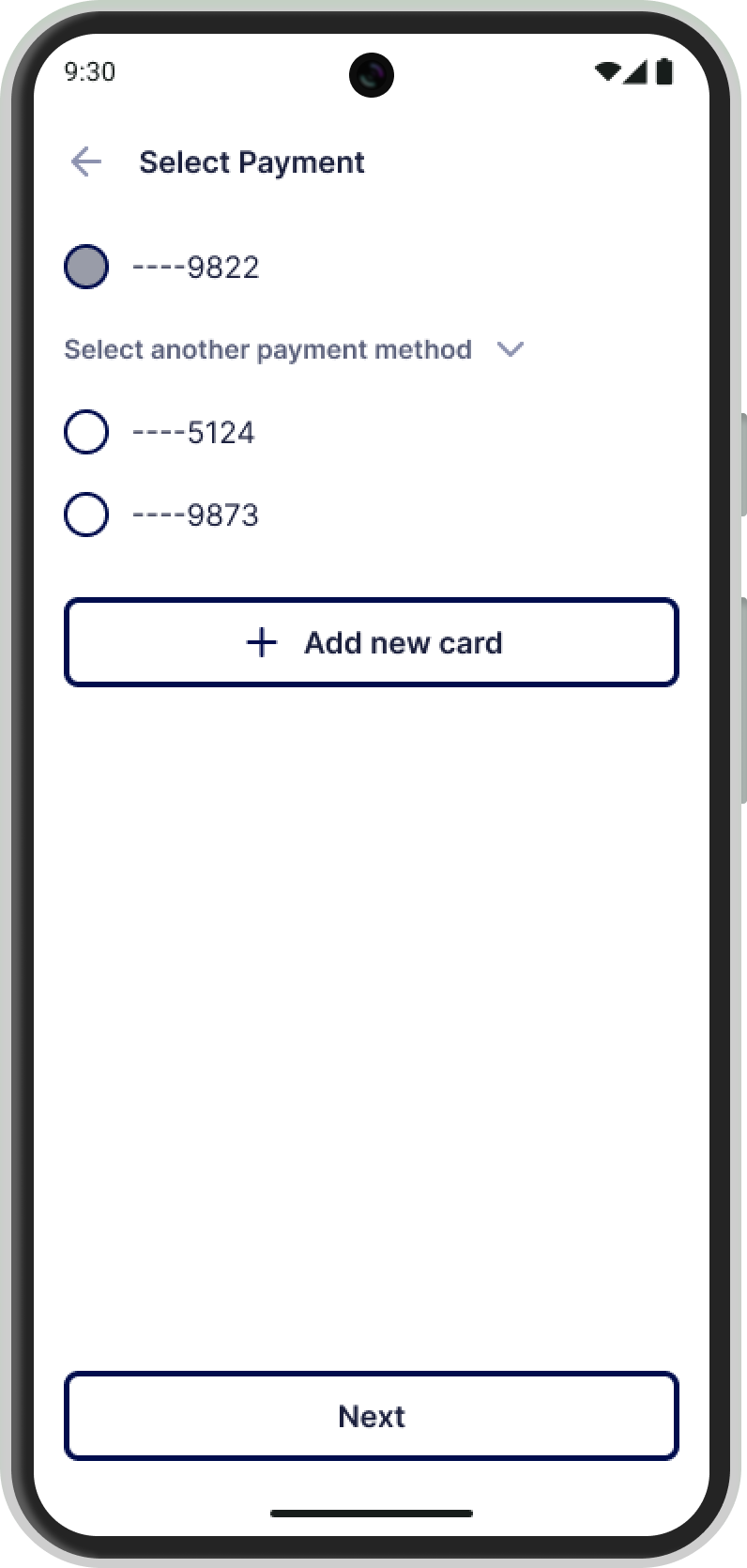 Screenshot of the EasyPark app showing details about a car park the user has selected